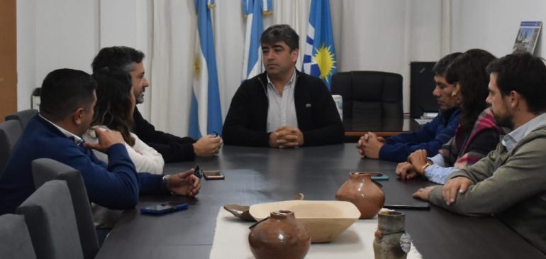 Reunión con el diputado provincial por UNE Mariano Mansilla